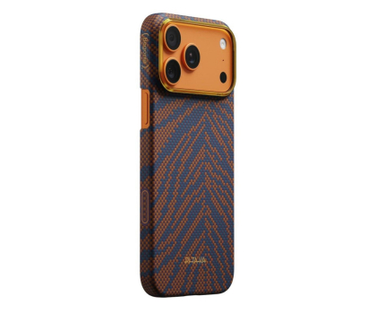 Etui do telefonów PITAKA Edge Case Breath of Veins do iPhone 17 Pro Burning Orange
